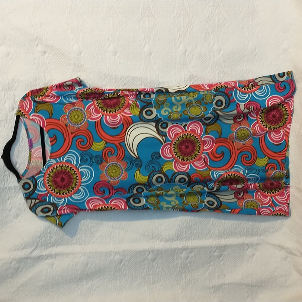 Colorful Swing Dress with pockets XXXL